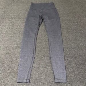 Lululemon Wunder Under High-Rise Tight Luxtreme Heathered Charcoal Grey Size 6